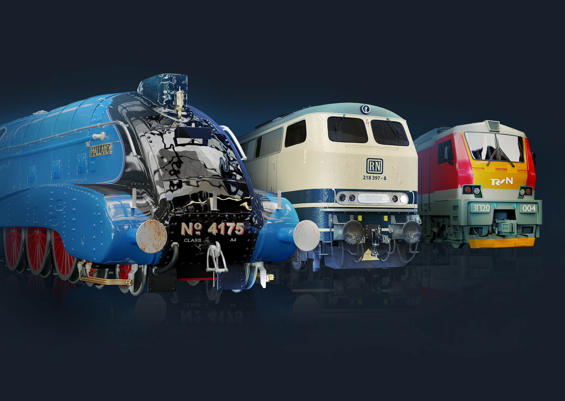 Perioade feroviare istorice cu peste 170 de locomotive autentice.
